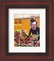 Framed Graffiti Portrait