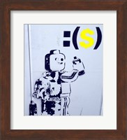 Framed Leggo Man Graffiti - Israel