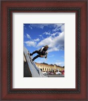 Framed Skater In Florence On Ramp