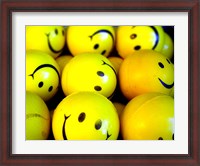 Framed Smiley Face Balls