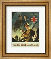 Framed Your Red Cross is at His Side