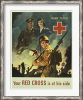 Framed Your Red Cross is at His Side