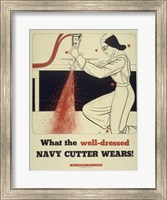 Framed What the Well Dressed Navy Cutter Wears
