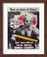 Framed Give Us More U.S. War Bonds