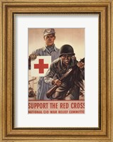 Framed Support the Red Cross