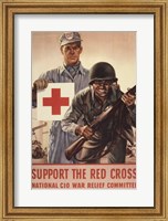 Framed Support the Red Cross