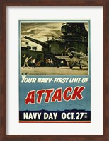 Framed Your Navy First Line of Attack