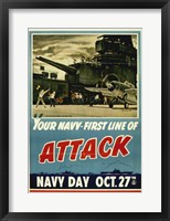 Framed Your Navy First Line of Attack