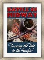 Framed Battle of Midway
