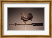 Framed Rooster Weathervane