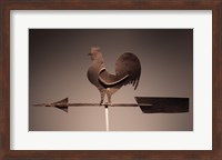 Framed Rooster Weathervane