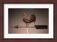 Framed Rooster Weathervane