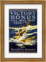 Framed Victory Bonds