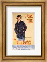 Framed I Want You for the Navy