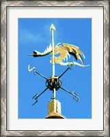 Framed Weathervane on the Church of St Michael