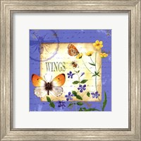 Framed Butterfly Meadow I