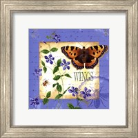 Framed Butterfly Meadow II