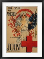 Framed Howard Chandler Christy WWI Poster