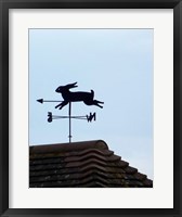 Framed Rabbit Weathervane