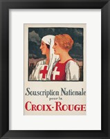 Framed Jules Courvoisier - Souscription Croix-Rouge