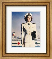 Framed Navy Nurse