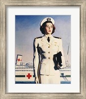 Framed Navy Nurse