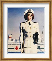 Framed Navy Nurse
