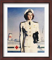 Framed Navy Nurse