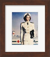 Framed Navy Nurse