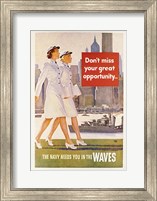 Framed Waves Recruiting Poster