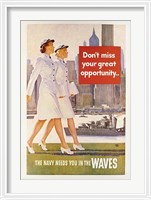 Framed Waves Recruiting Poster