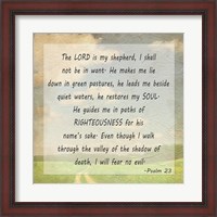 Framed Lord is my Shepherd