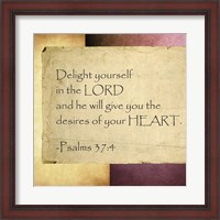 Framed Delight Yourself in the Lord