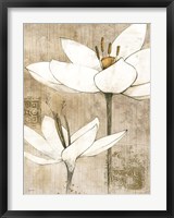 Framed Pencil Floral I