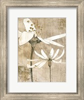 Framed Pencil Floral II