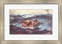 Framed Winslow Homer Storm