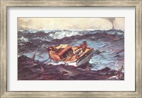 Framed Winslow Homer Storm