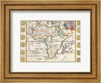 Framed 1710 De La Feuille Map of Africa