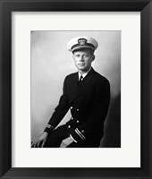 Framed 1942 JFK Uniform Portrait