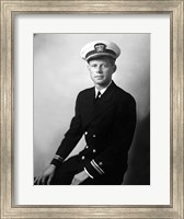 Framed 1942 JFK Uniform Portrait