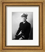 Framed 1942 JFK Uniform Portrait