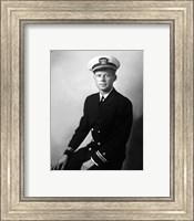 Framed 1942 JFK Uniform Portrait