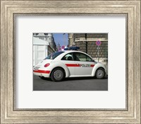 Framed VW Police Beetle