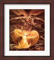 Framed William Blake the dragon