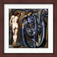 Framed Perseus Slays the Serpent