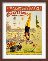 Framed Barnum & Bailey Coney Island Water Carnival