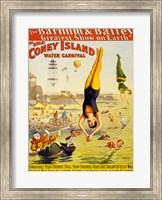 Framed Barnum & Bailey Coney Island Water Carnival