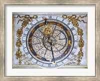 Framed Cathedrale Saint Jean Lyon Astronomical Clock Dial