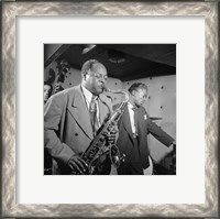 Framed Coleman Hawkins, Miles Davis