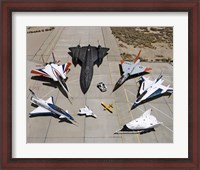 Framed Collection of Military Aircraft